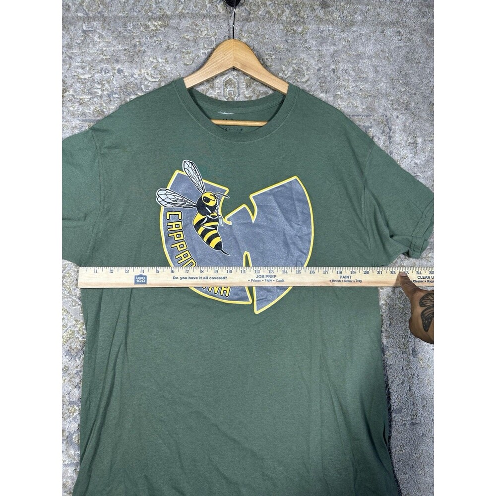 Wu Tang Clan Cappadonna T Shirt Mens Large Green Killa Bee Graphic Tee - Picture 5 of 7